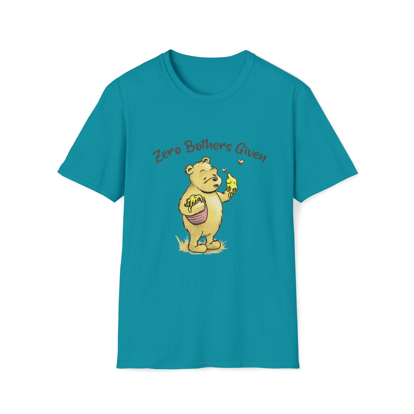 Zero Bothers Given Unisex Softstyle T-Shirt