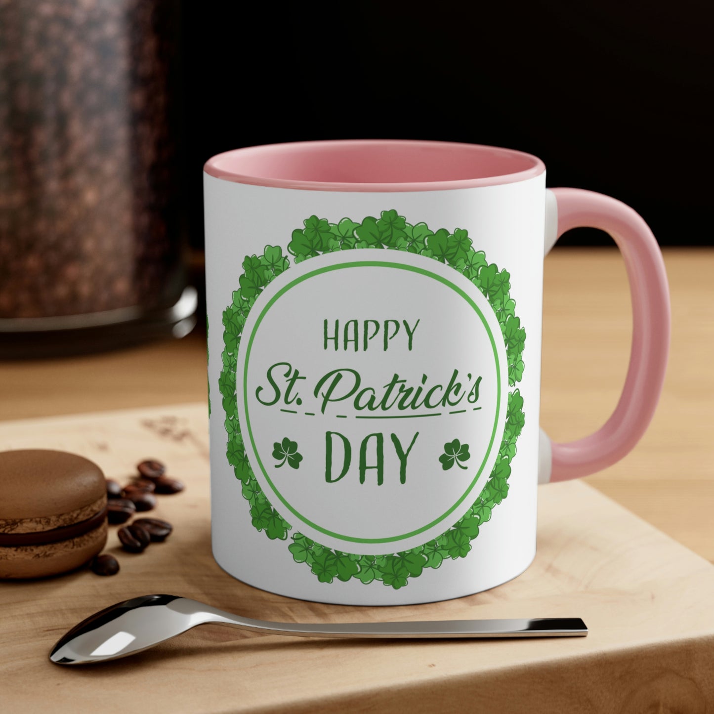 Happy St Patrick's Day Accent Coffee Mug, 11oz