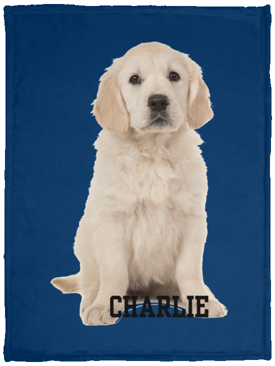 Personalized Pet VPS Cozy Plush Fleece Blanket - 30x40