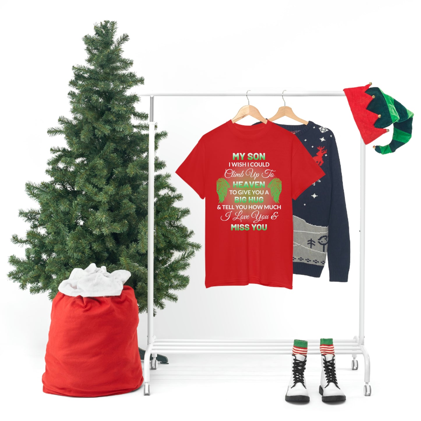 My Son I Miss You Unisex Heavy Cotton Tee