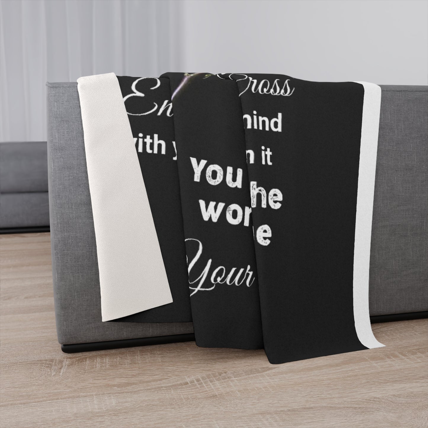 To My Daughter I Know The Distance Is Hard Sherpa Blanket