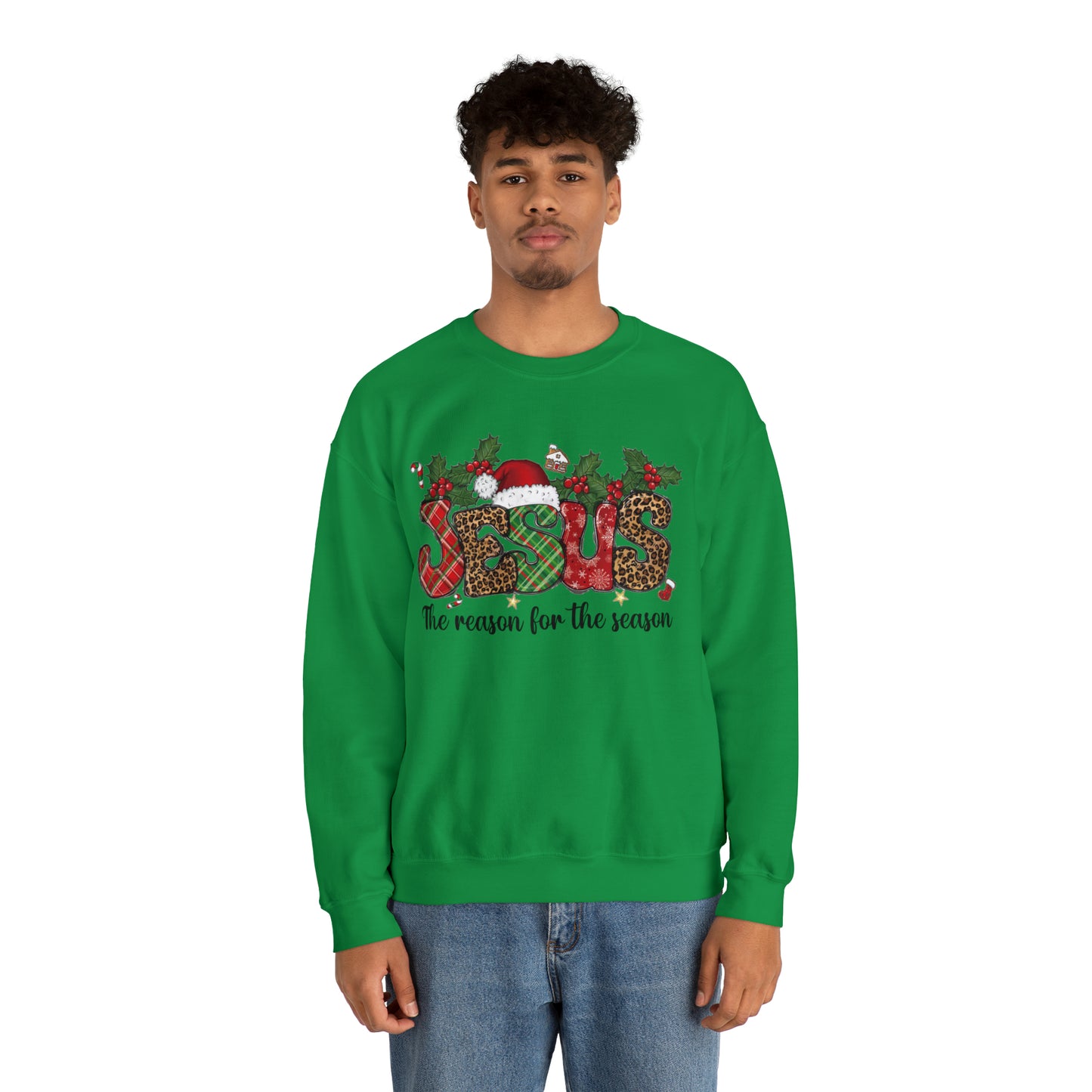 Jesus The Reason For The Season Unisex Heavy Blend™ Crewneck Sweatshirt