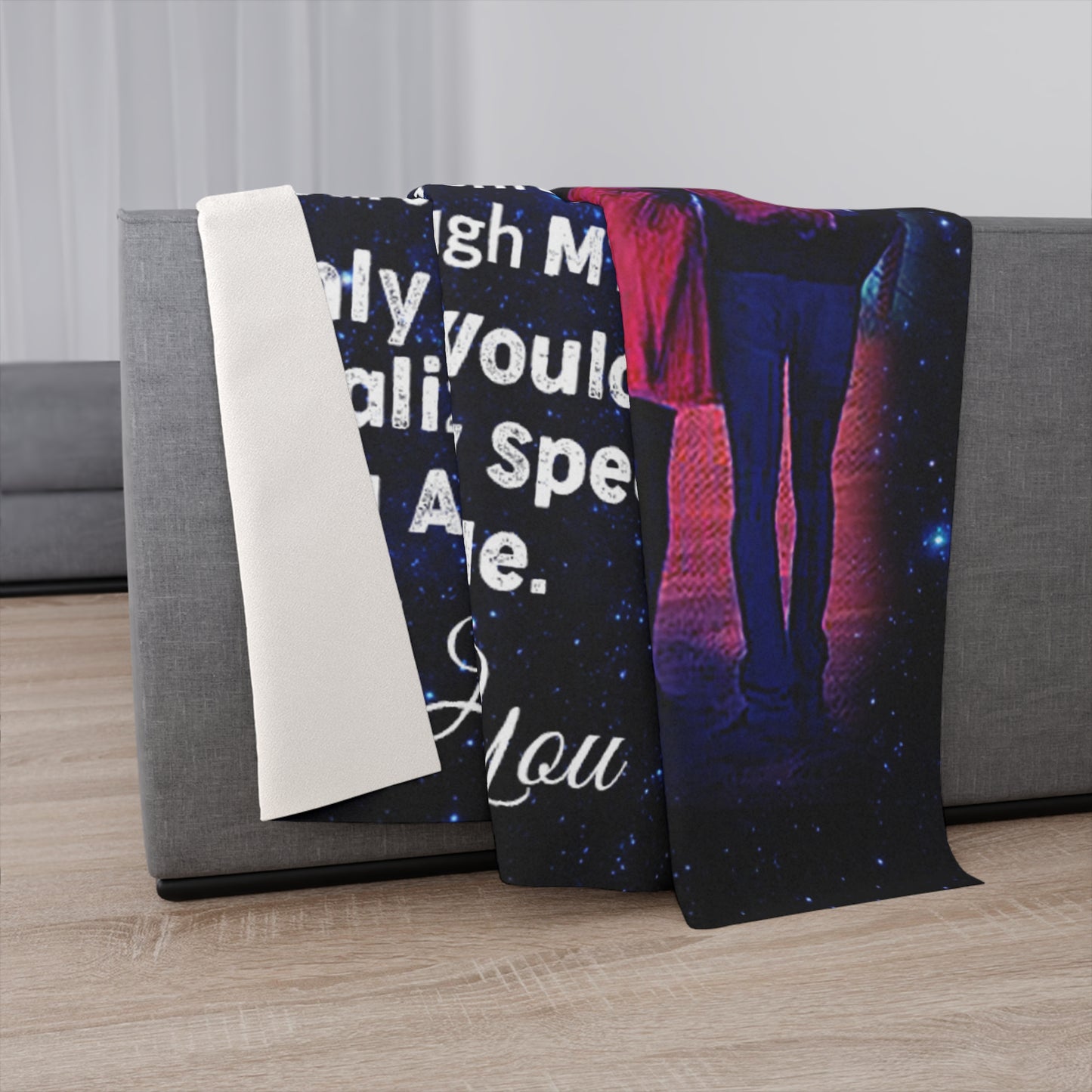 To My Soulmate Personalized Sherpa Blanket 50" x 60"