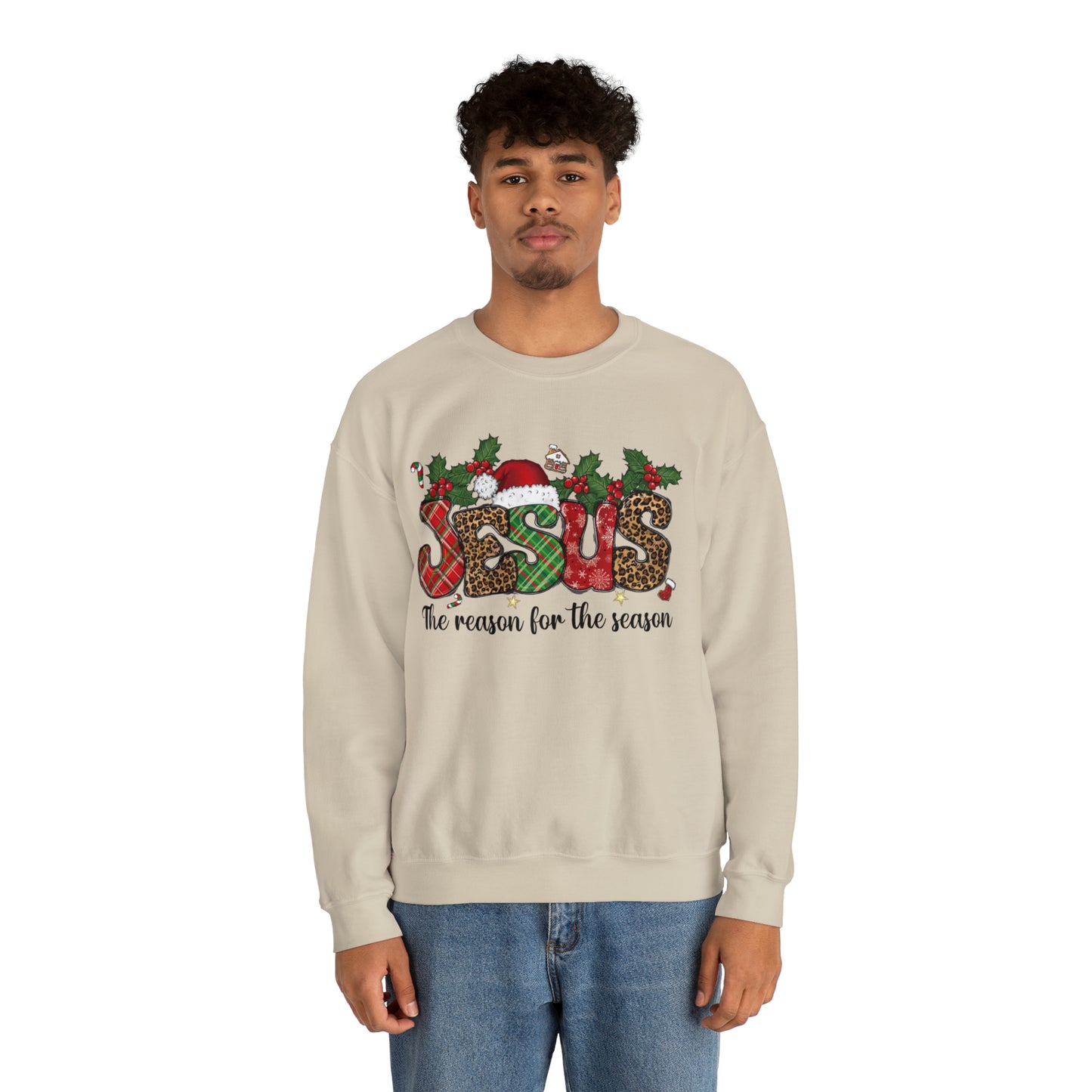 Jesus The Reason For The Season Unisex Heavy Blend™ Crewneck Sweatshirt