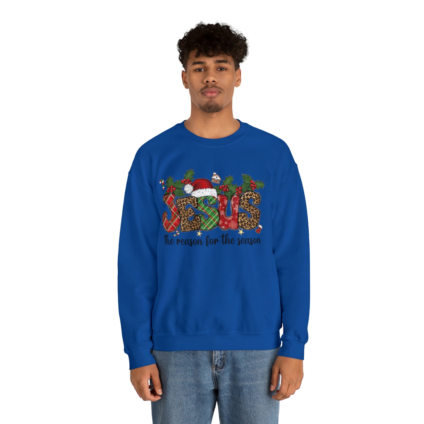 Jesus The Reason For The Season Unisex Heavy Blend™ Crewneck Sweatshirt