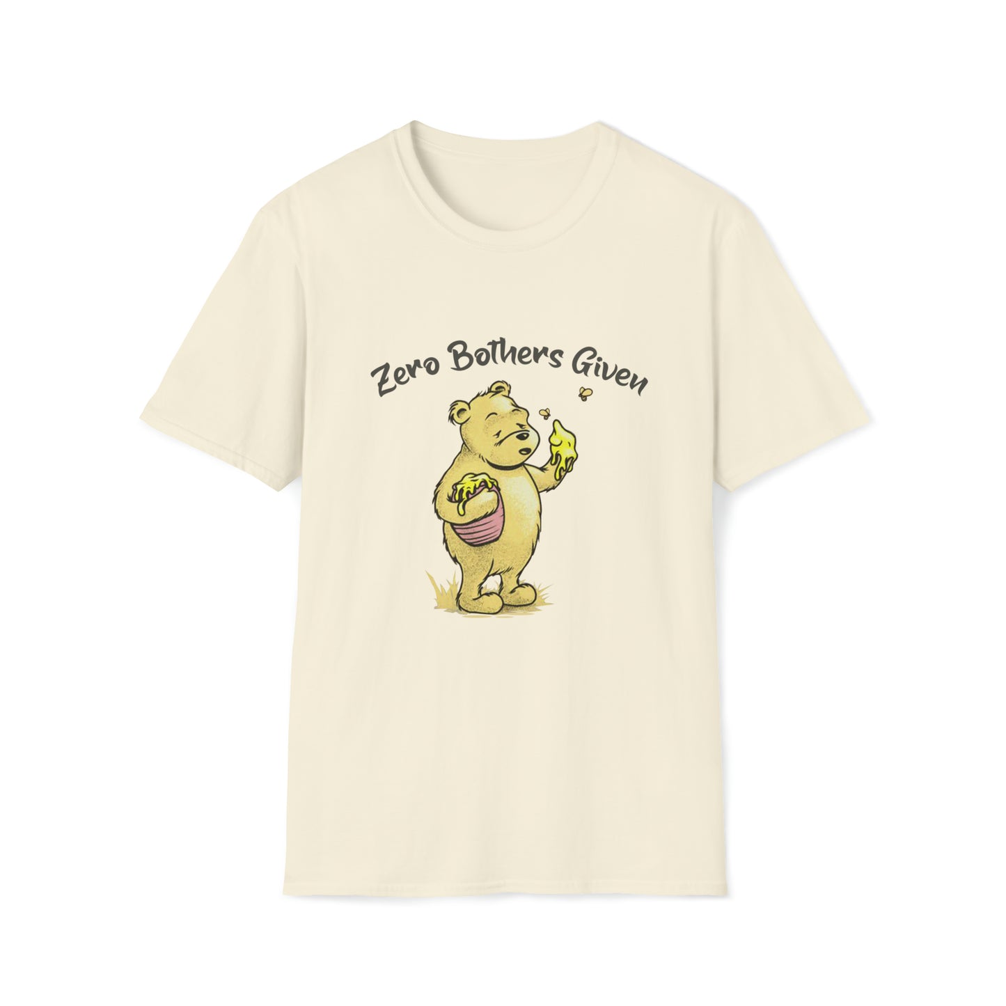 Zero Bothers Given Unisex Softstyle T-Shirt