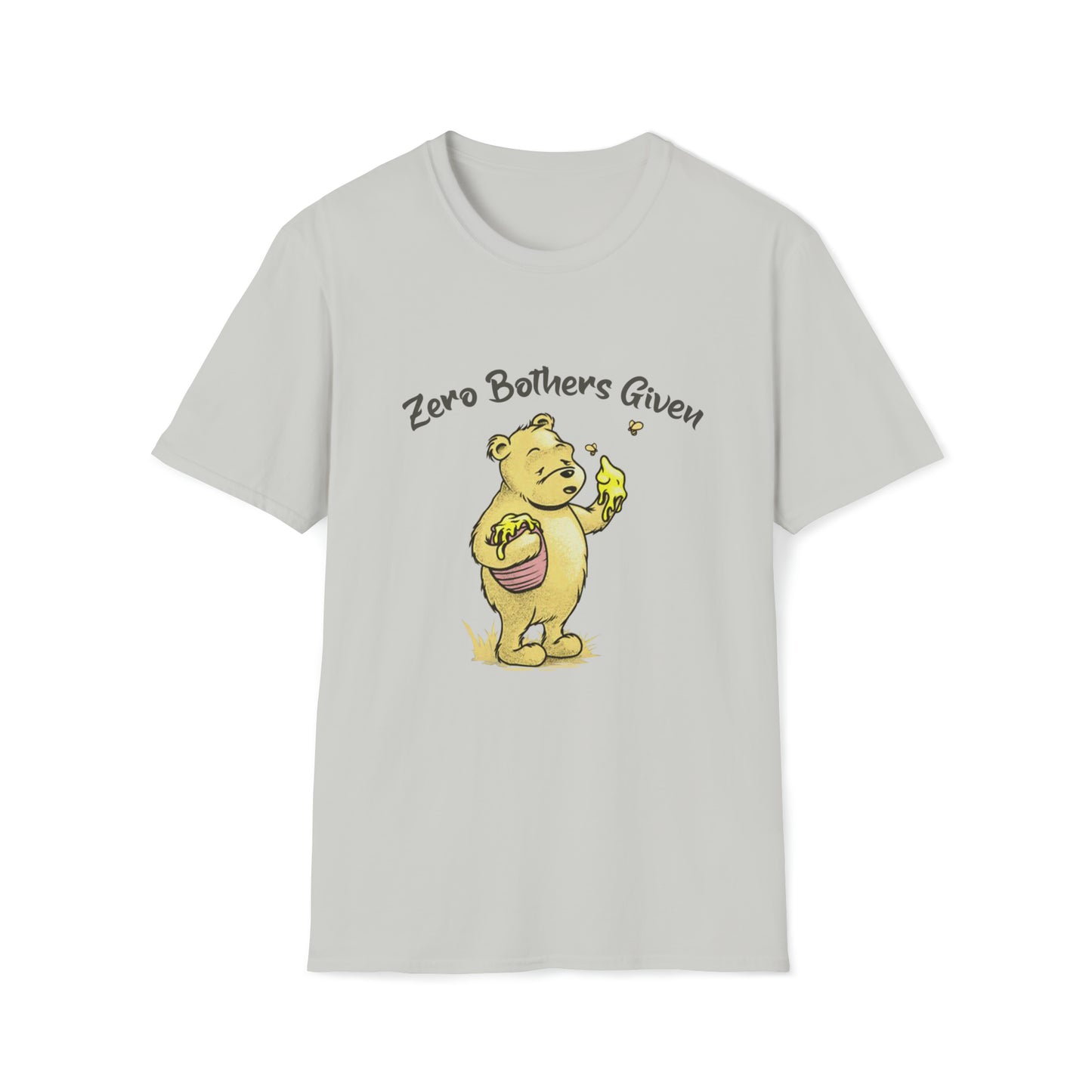 Zero Bothers Given Unisex Softstyle T-Shirt