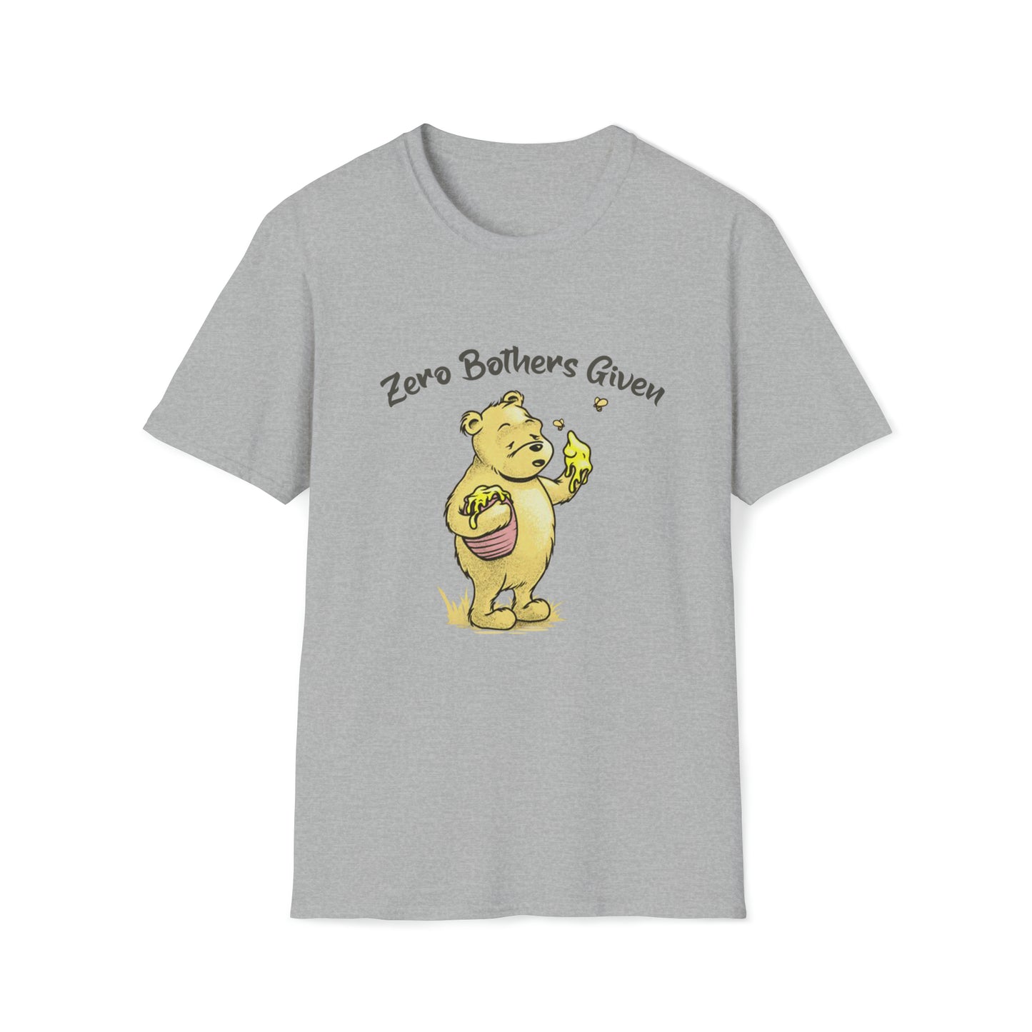 Zero Bothers Given Unisex Softstyle T-Shirt