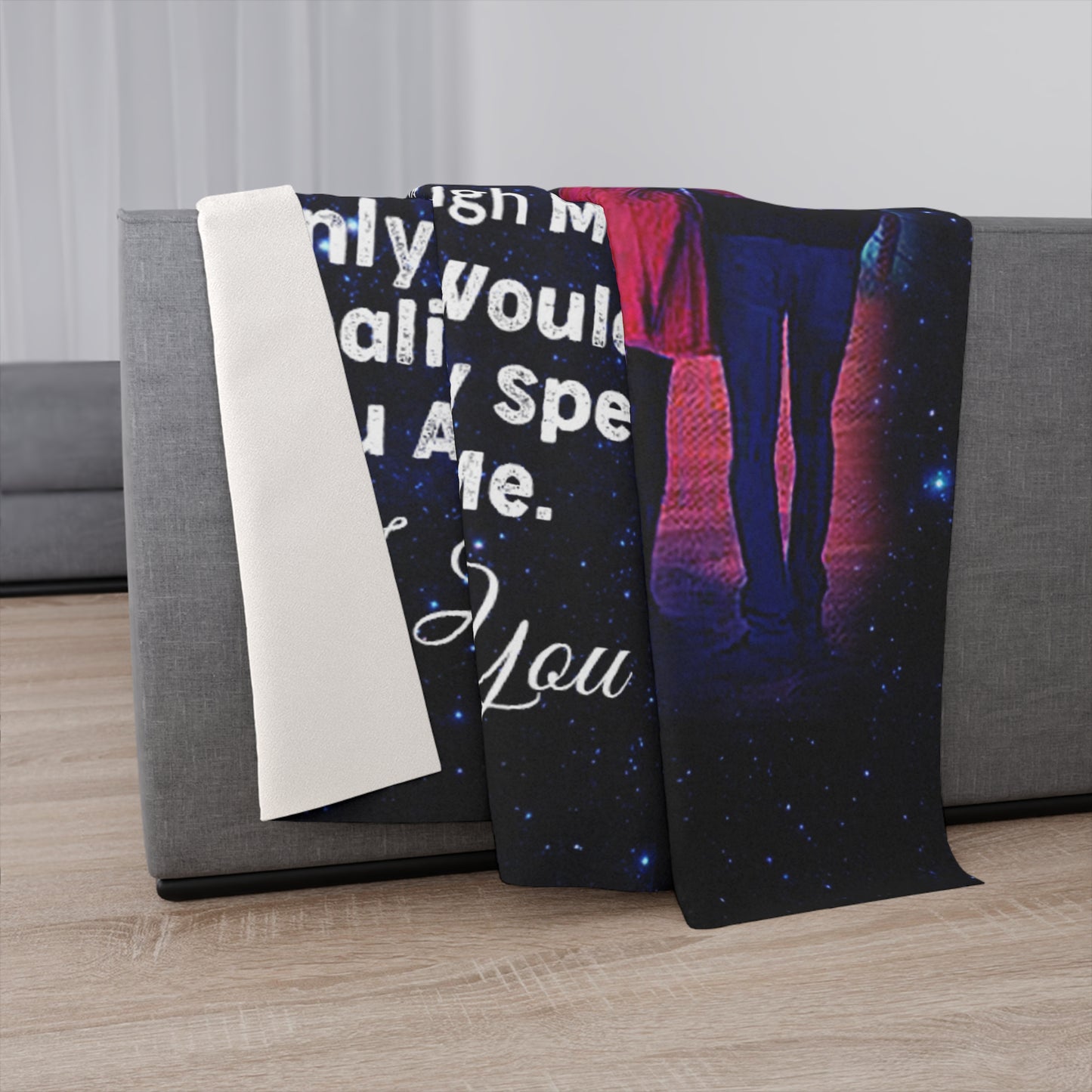 To My Soulmate Personalized Sherpa Blanket 50" x 60"