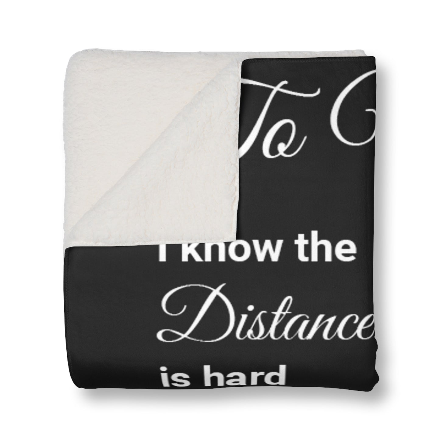 To My Girlfriend Sherpa Blanket