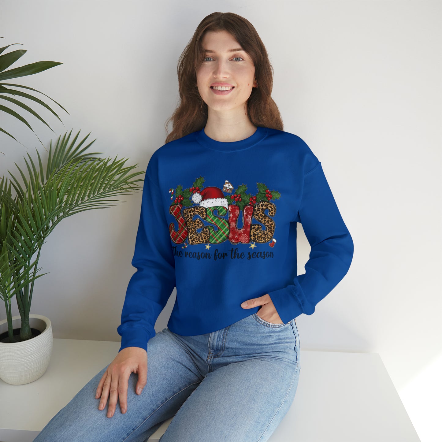 Jesus The Reason For The Season Unisex Heavy Blend™ Crewneck Sweatshirt