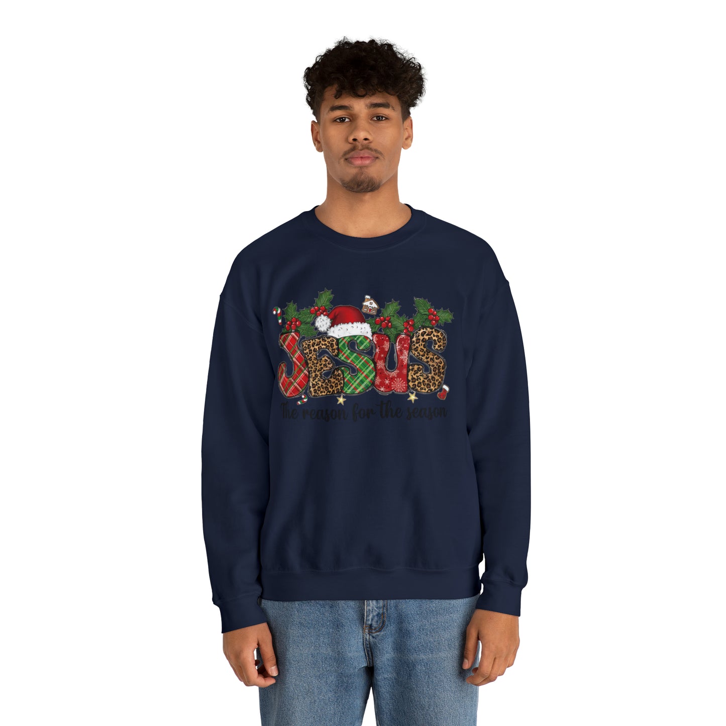 Jesus The Reason For The Season Unisex Heavy Blend™ Crewneck Sweatshirt