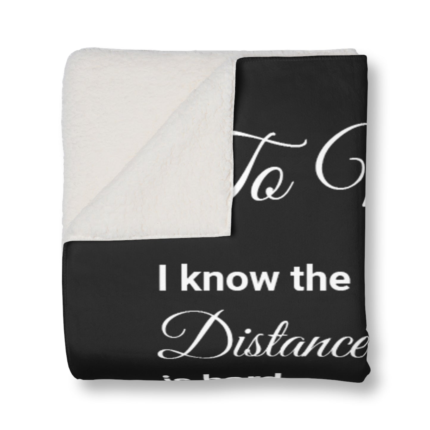 To My Soulmate Personalized Sherpa Blanket