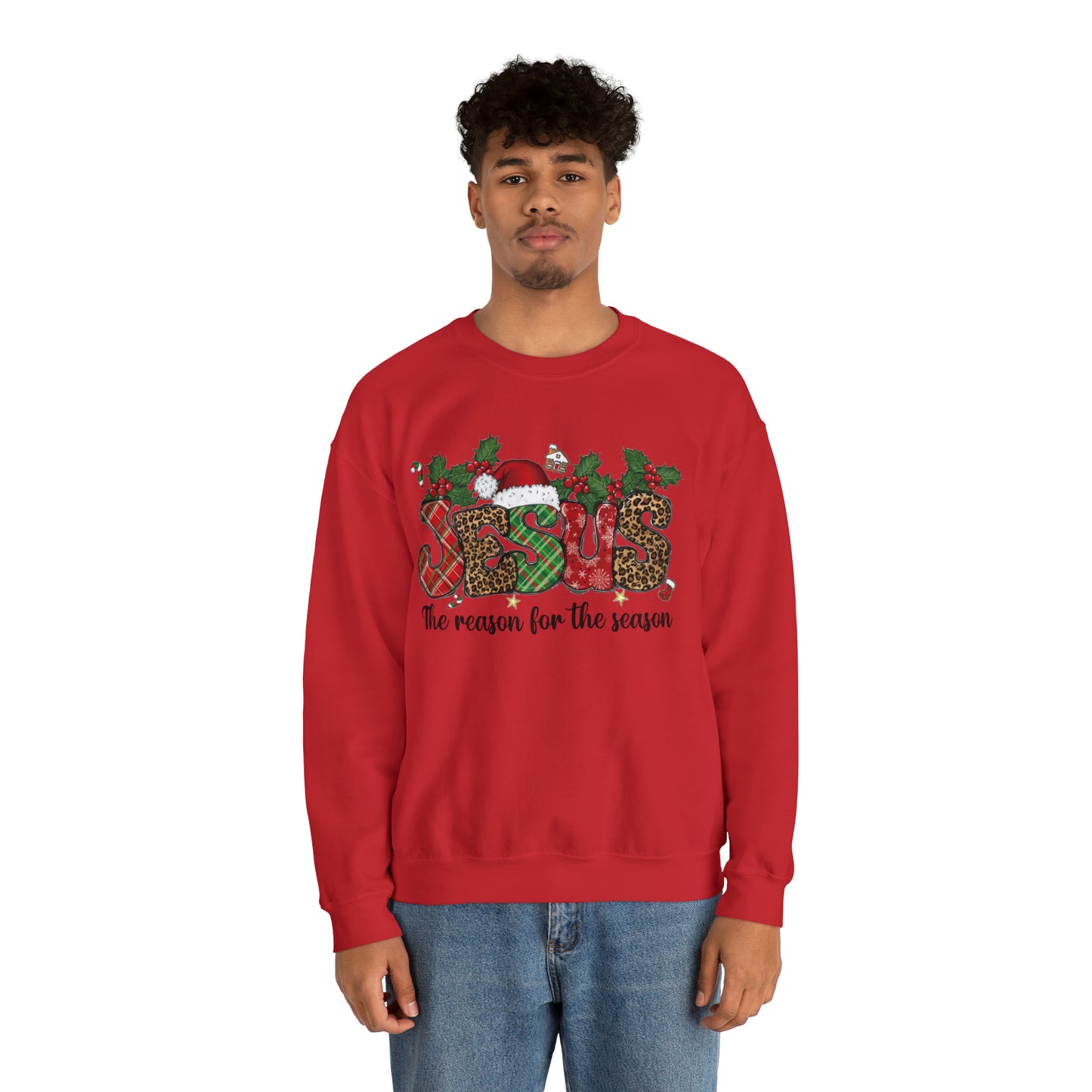 Jesus The Reason For The Season Unisex Heavy Blend™ Crewneck Sweatshirt