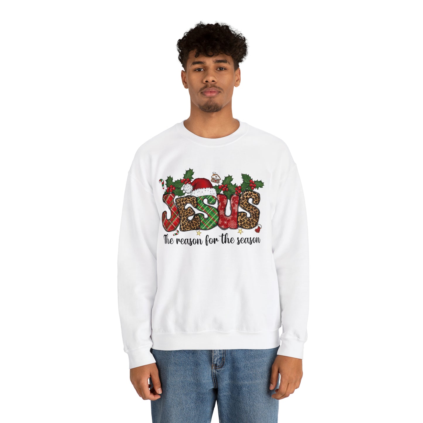 Jesus The Reason For The Season Unisex Heavy Blend™ Crewneck Sweatshirt