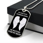My Dad Is My Guardian Angel Dog Tag