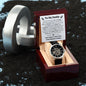 To My Daddy Men's Openwork Watch