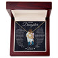 To My Daughter Never Forget How Much I Love You Love Knot Necklace