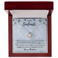 To My Soulmate I Love The Way You Make Me Feel Love Knot Necklace