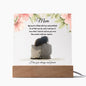 MOTHERS'S DAY GIFT My Heart Is Filled With Love Square Acrylic Plaque!