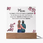 My Heart Is Filled With Love And Gratitude Square Acrylic Plaque