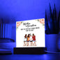 Mother And Daughter  From The Start Best Friends Forever  Square Acrylic Plaque