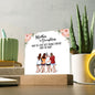 Mother And Daughter  From The Start Best Friends Forever  Square Acrylic Plaque