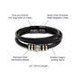 To My Dad Men's "Love You Forever" Bracelet