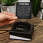 To My Dad Men's "Love You Forever" Bracelet