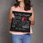 To My Daughter Classic Pillow  I Know The Distance Is Hard