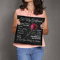 To My Girlfriend Classic Pillow I Know The Distance Is Hard