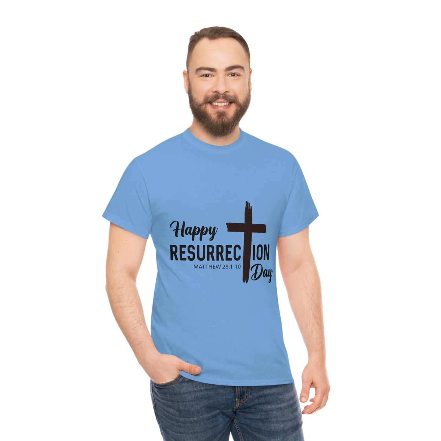 Happy Resurrection Day Unisex Heavy Cotton Tee