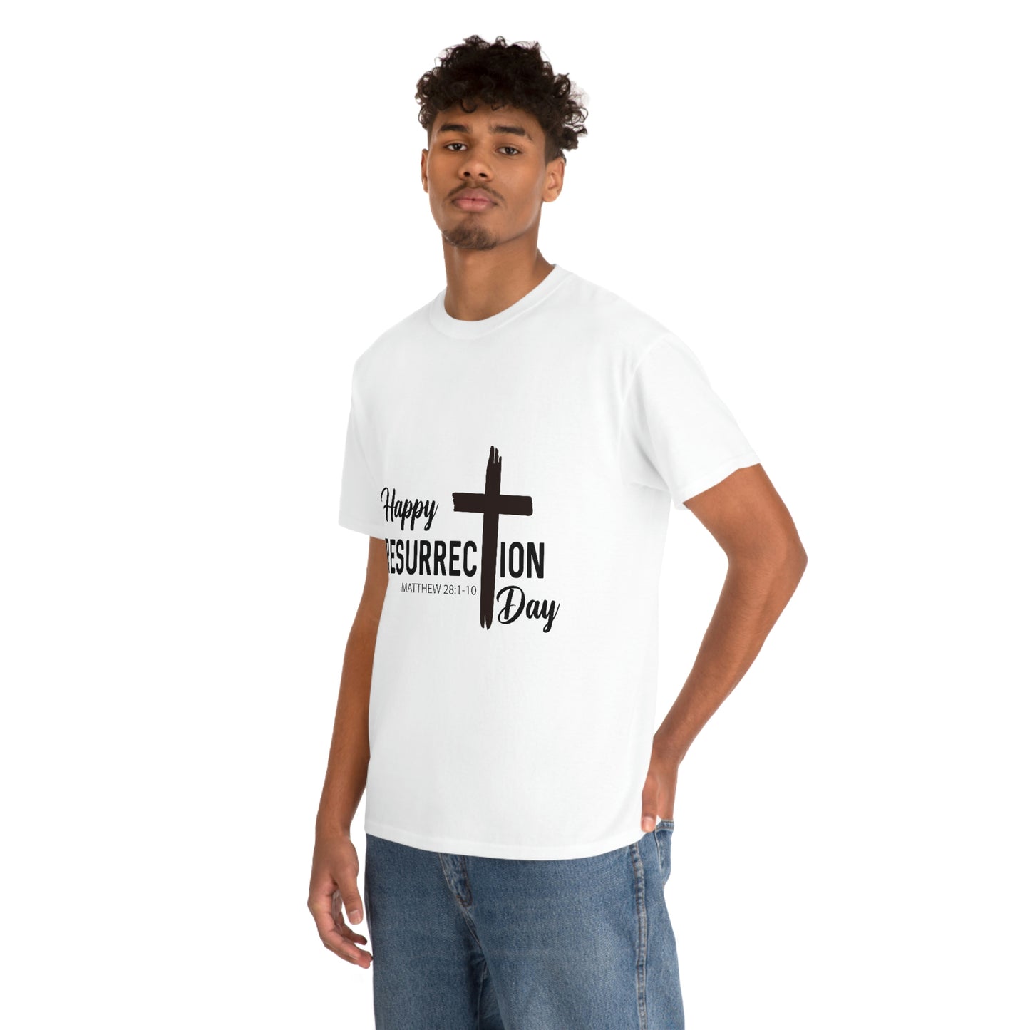Happy Resurrection Day Unisex Heavy Cotton Tee
