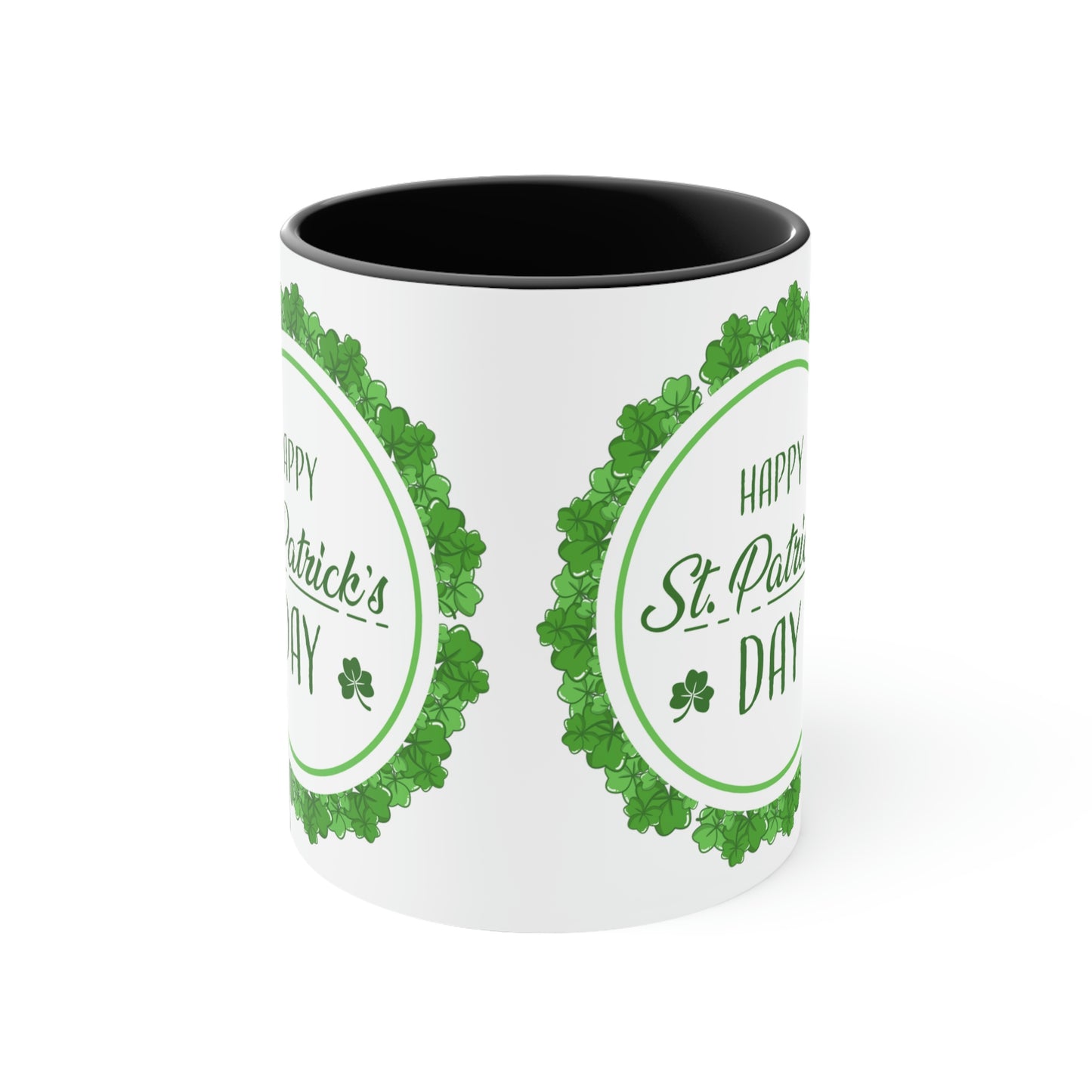 Happy St Patrick's Day Accent Coffee Mug, 11oz
