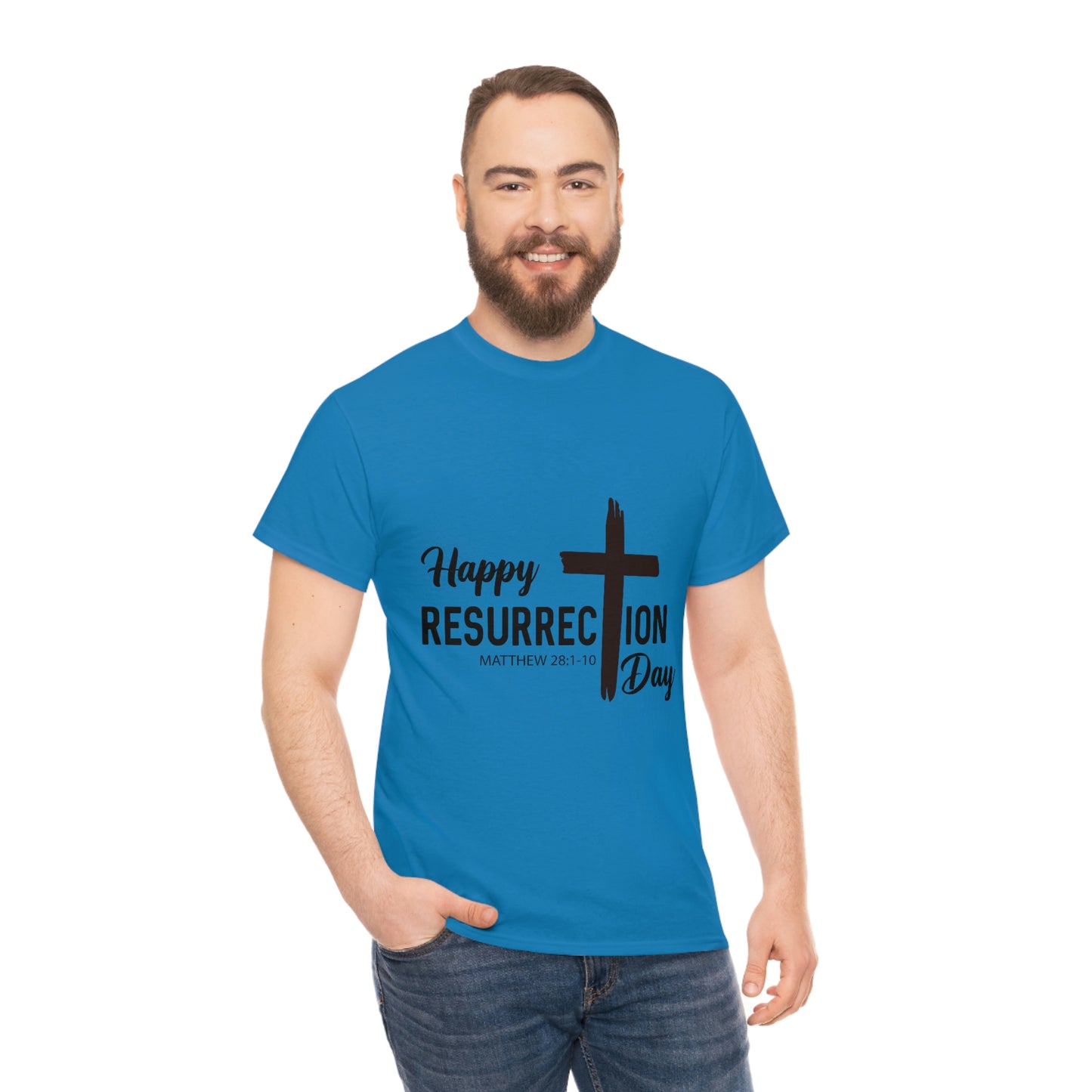 Happy Resurrection Day Unisex Heavy Cotton Tee