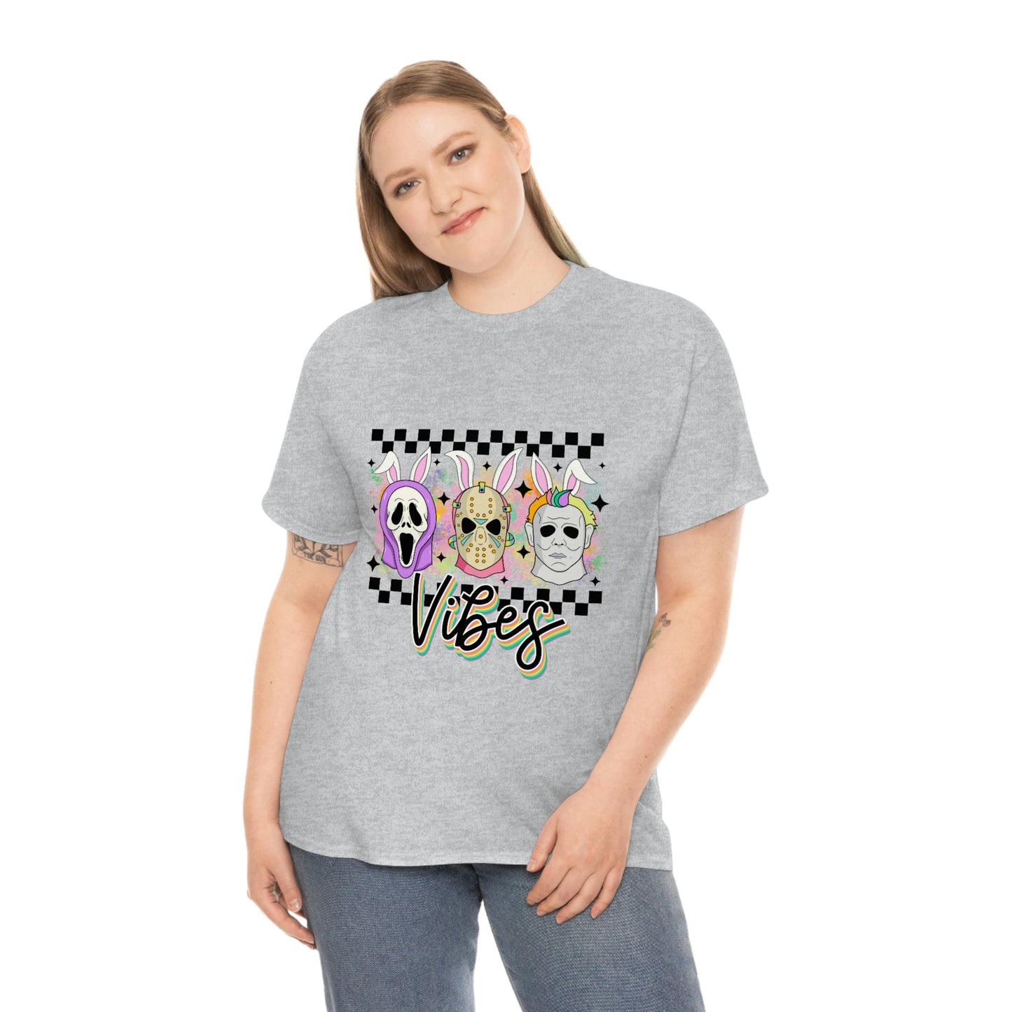 Horror Easter Vibes Unisex Heavy Cotton Tee