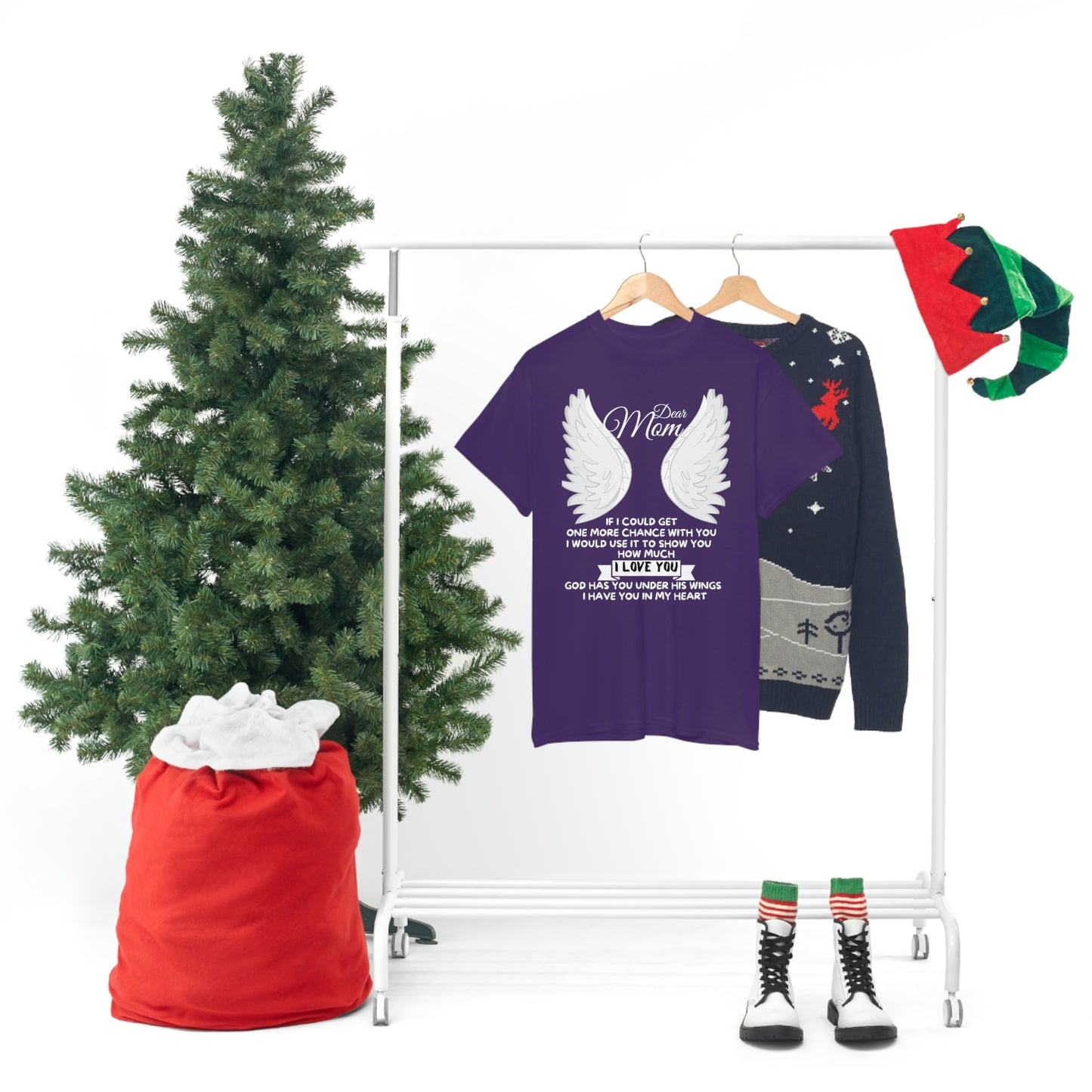 Dear Mom If I Could Get One More Chance Unisex Heavy Cotton Tee
