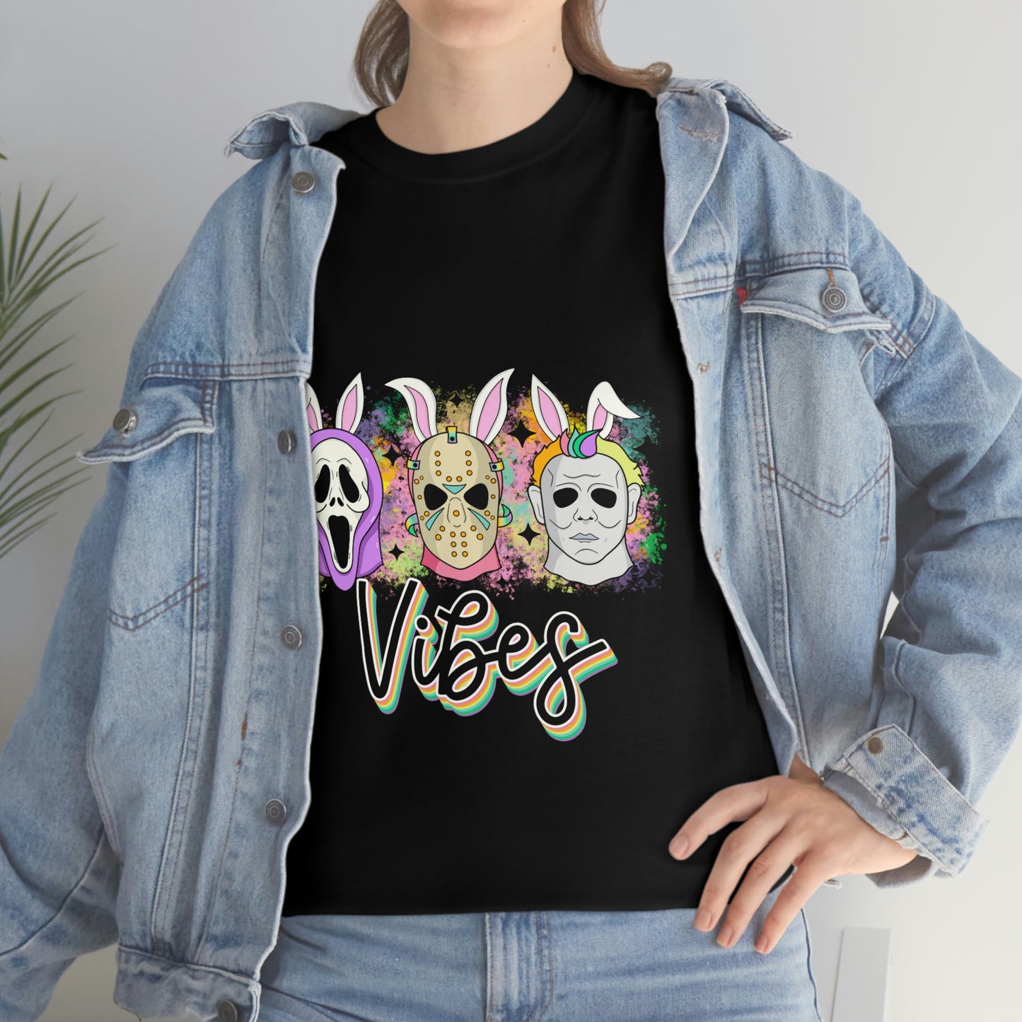 Horror Easter Vibes Unisex Heavy Cotton Tee