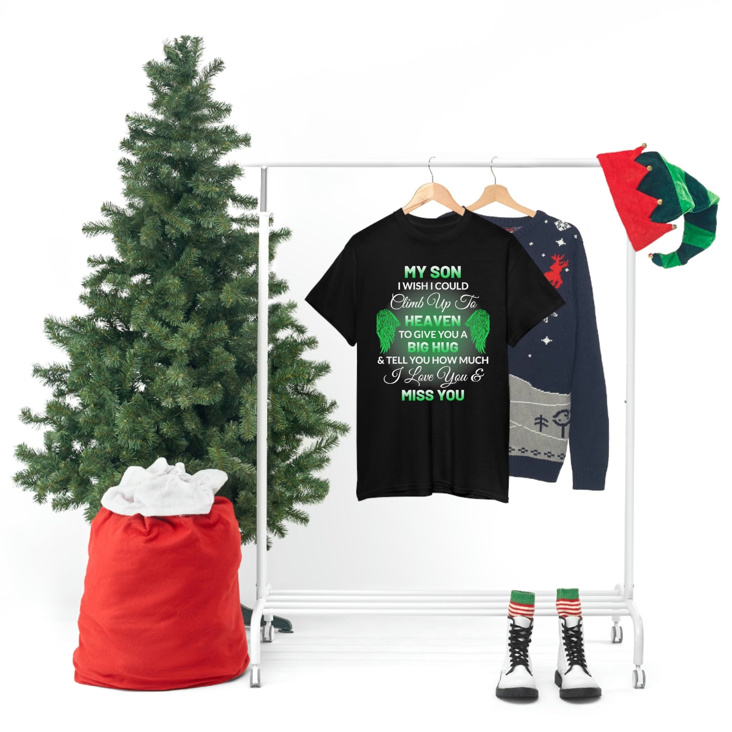 My Son I Miss You Unisex Heavy Cotton Tee