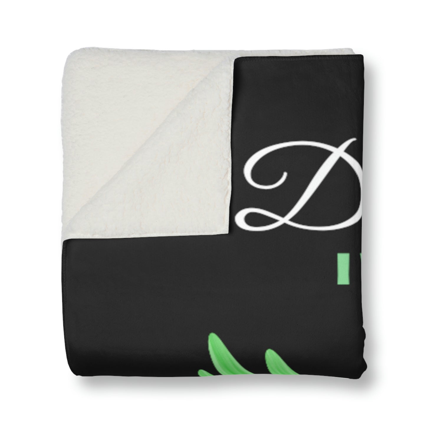 Dear Mom I Wish I Could Climb Up To Heaven Sherpa Blanket 60"x 80"