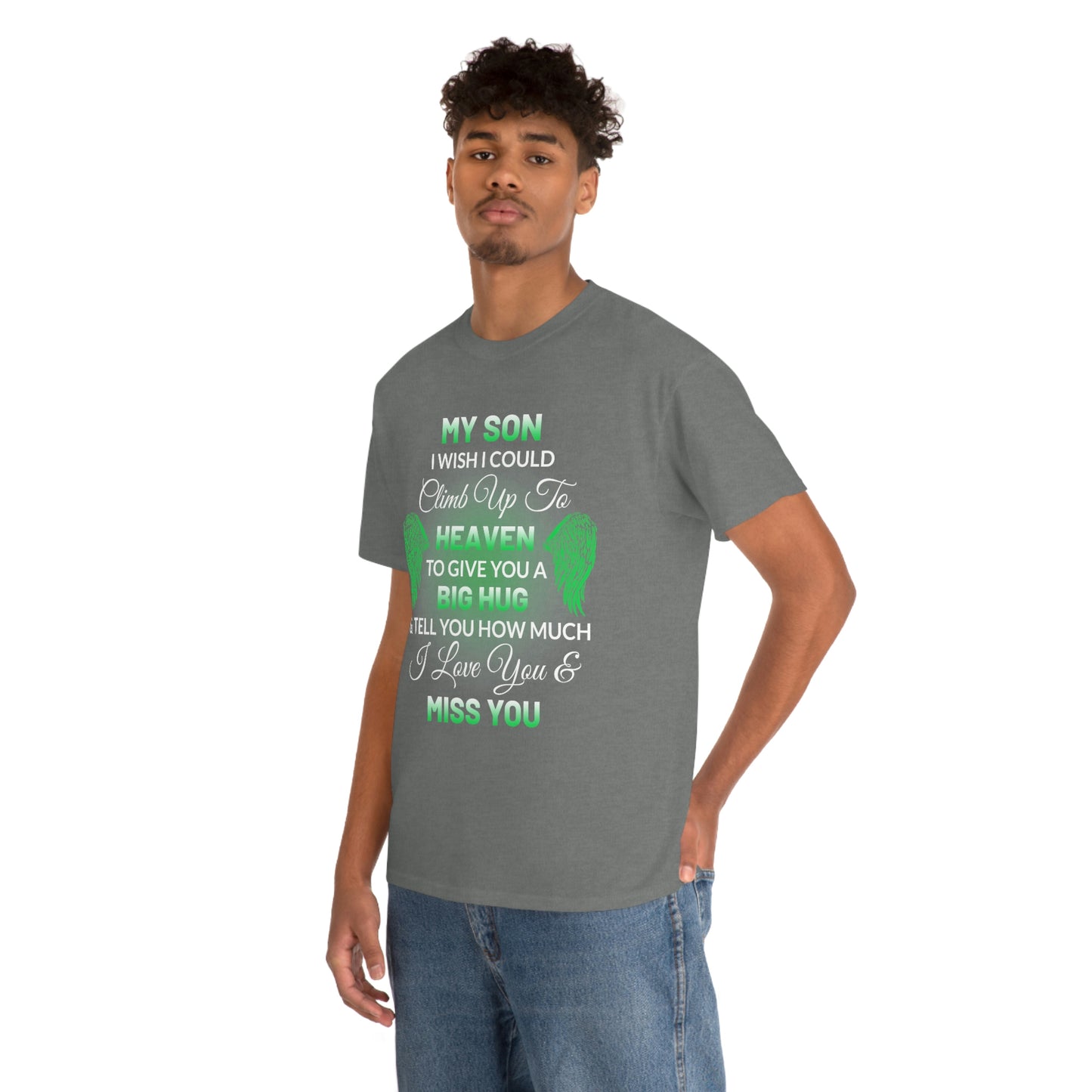 My Son I Miss You Unisex Heavy Cotton Tee