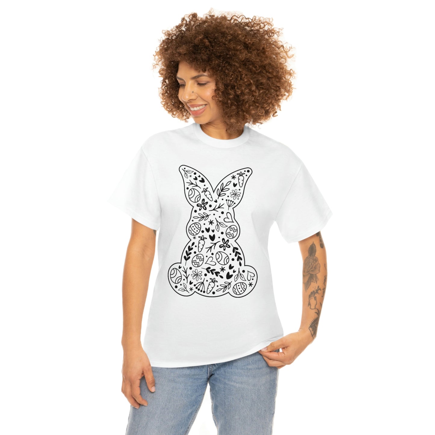 Easter Bunny Unisex Heavy Cotton Tee