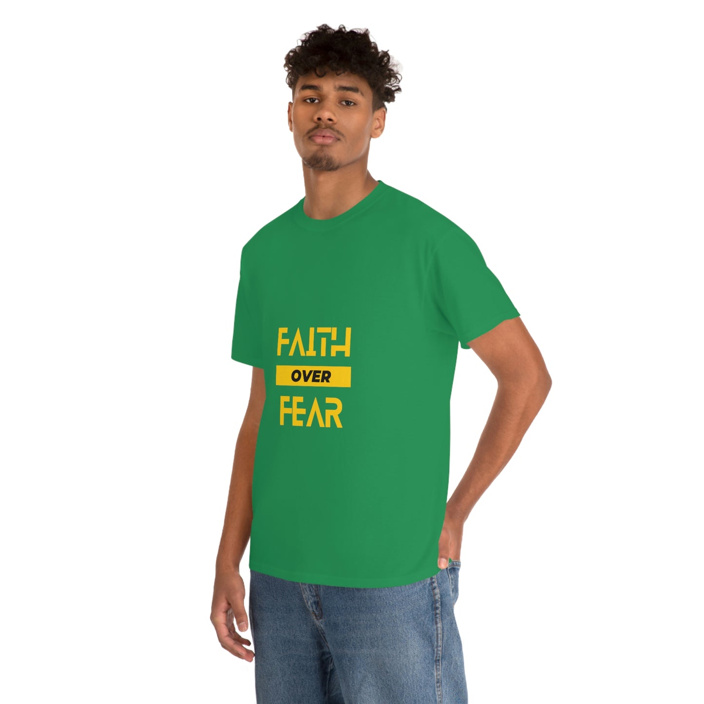 Faith Over Fear Unisex Heavy Cotton Tee