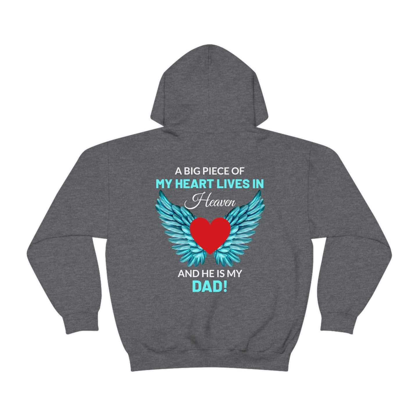 My Heart Lives In Heaven Unisex Heavy Blend™ Hooded Sweatshirt