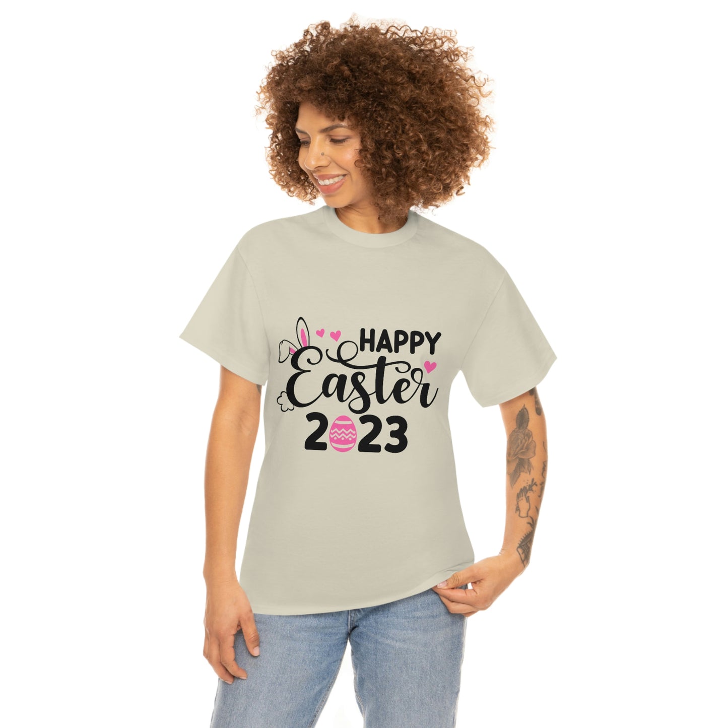 Happy Easter 2023 Unisex Heavy Cotton Tee