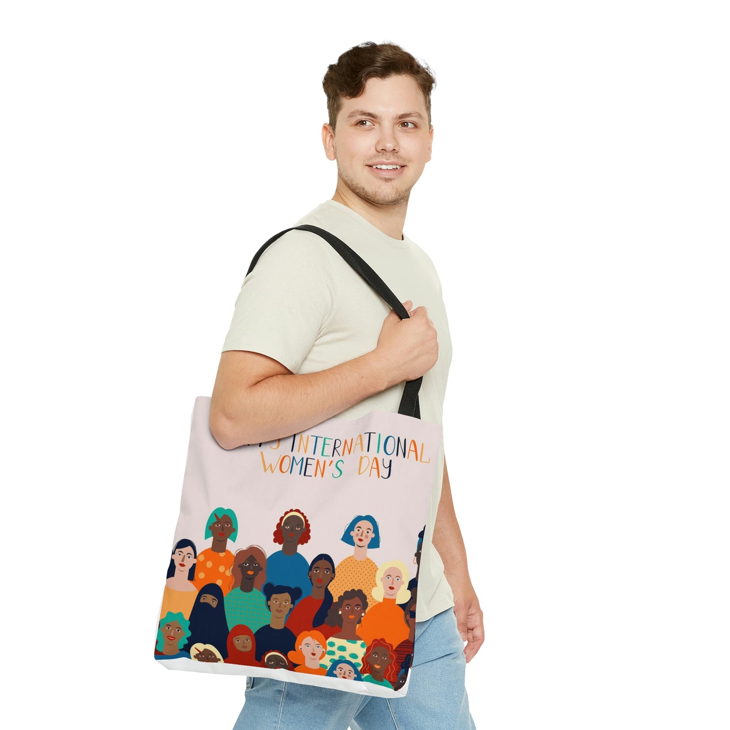 Happy International Women's Day AOP Tote Bag