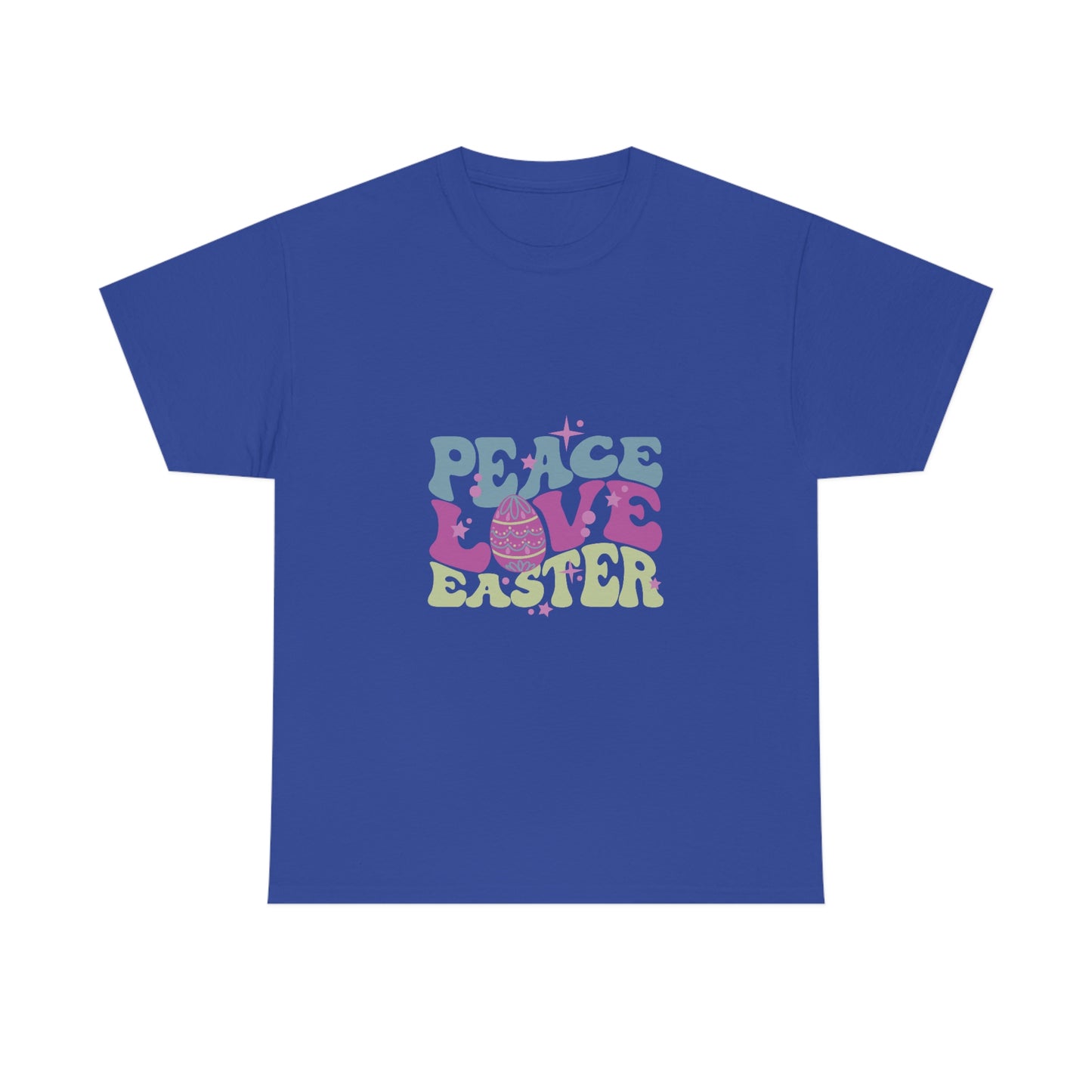 Peace Love Easter Unisex Heavy Cotton Tee