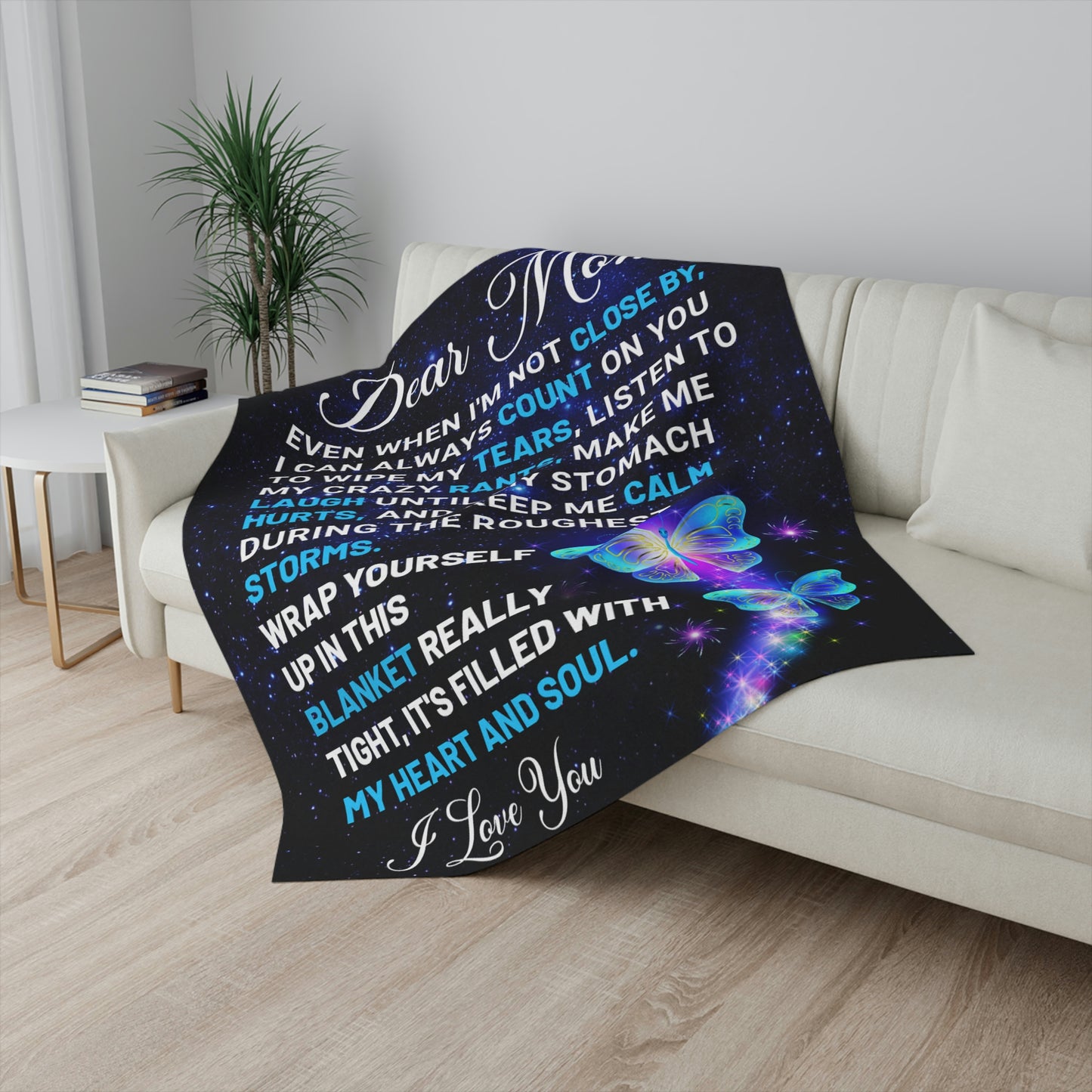 The Perfect Mother's Day Personalized Sherpa Blanket