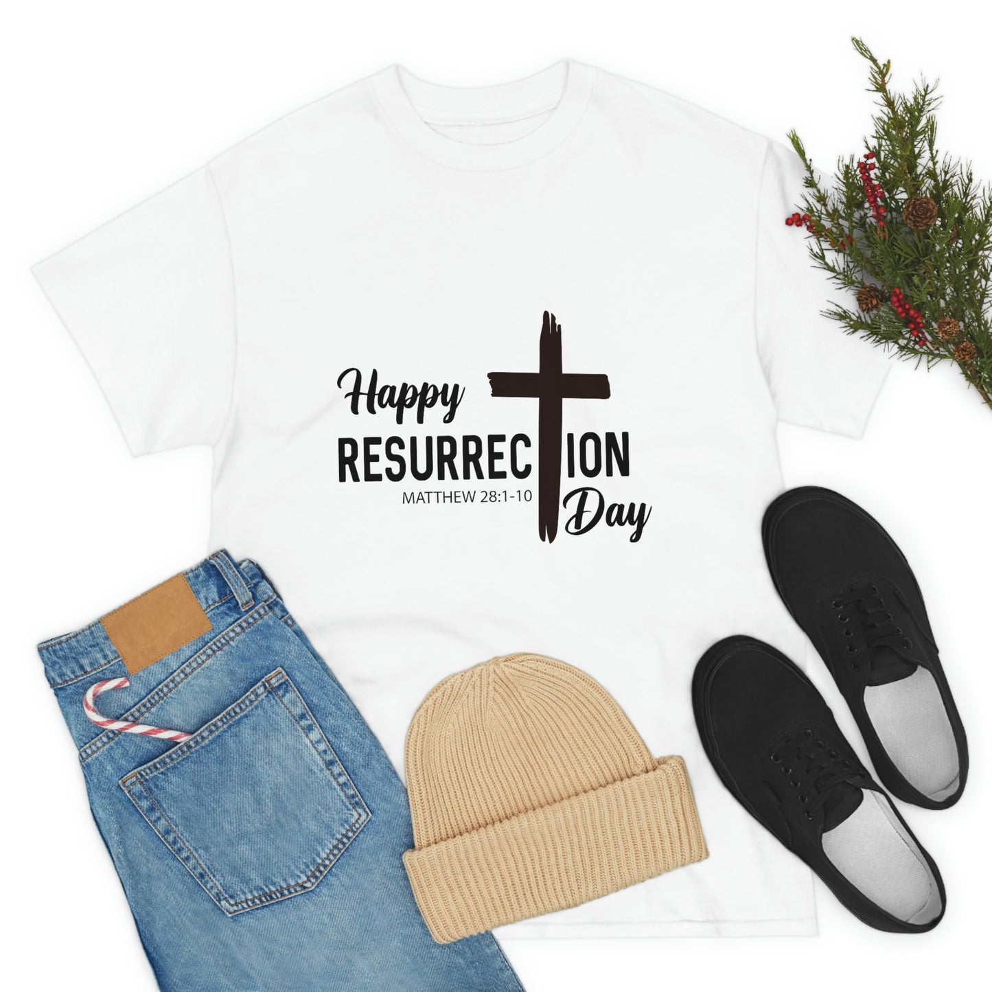 Happy Resurrection Day Unisex Heavy Cotton Tee