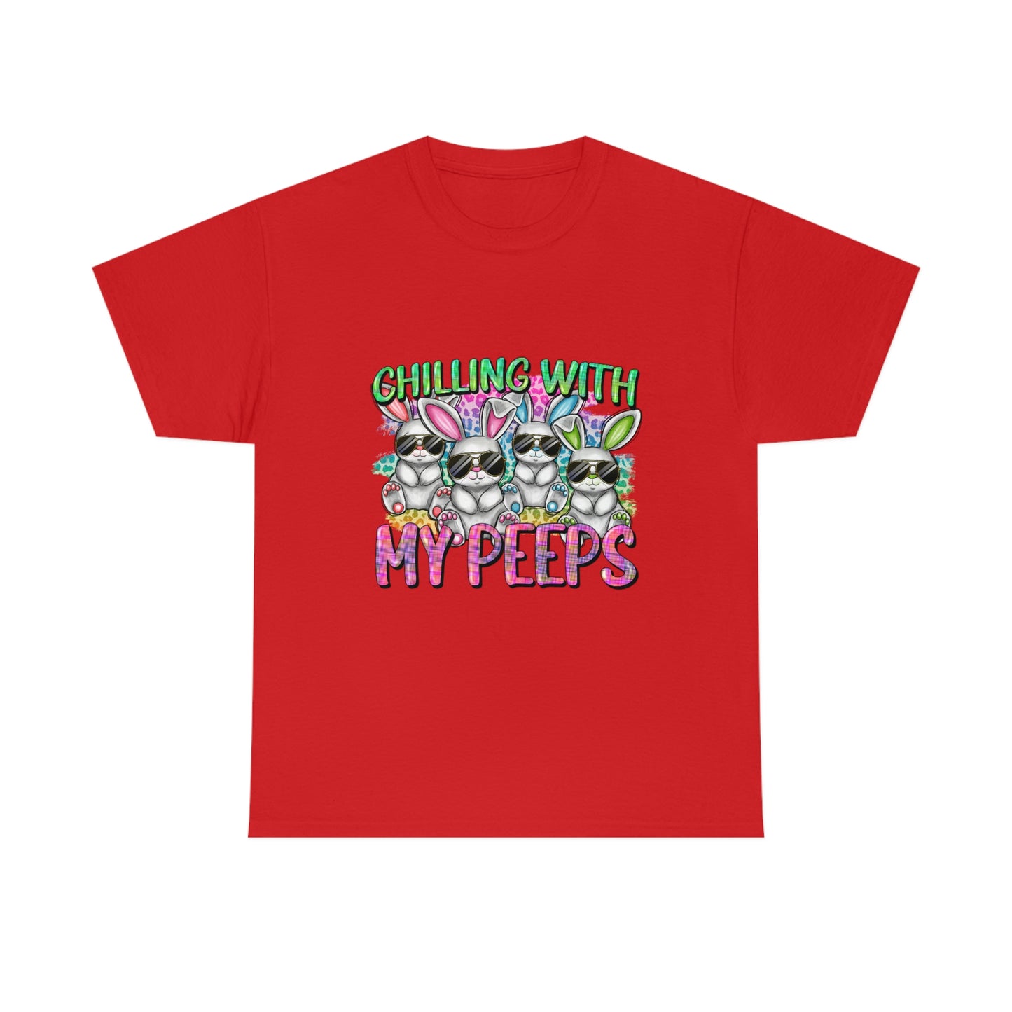 Chillin With My Peeps Unisex Heavy Cotton Tee